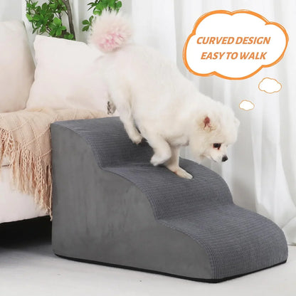 Memory Foam Pet Steps