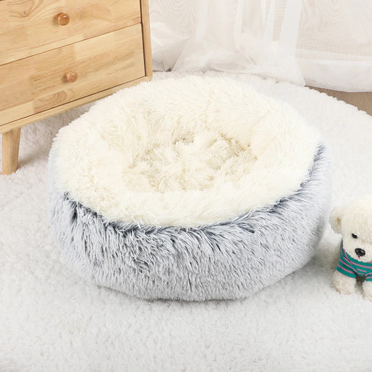 Fluffy Donut Bed for Dogs