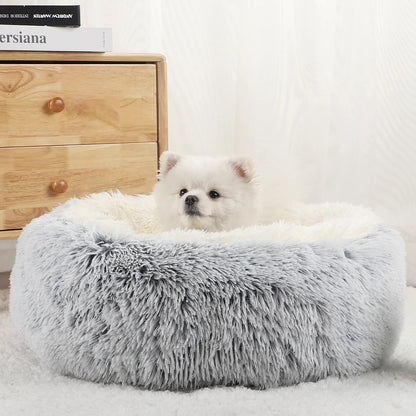 Fluffy Donut Bed for Dogs